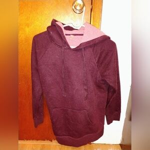 X-Version Purple And Pink Sherpa Lined Hoodie Size Petite XS